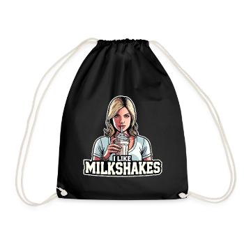 Milkshake Blonde Femme Blonde Cadeau - Sac de sport léger - noir - Devant