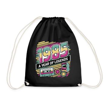 1985 A Year of Legends - Drawstring Bag - black - Front