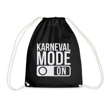Mode Karneval sur Fasching Fasnet - Sac de sport léger - noir - Devant