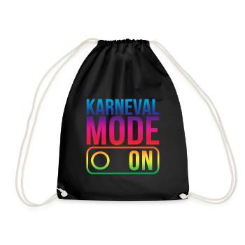 Mode Karneval sur Fasching Fasnet - Sac de sport léger - noir - Devant