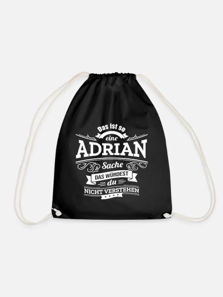 ADRIAN, DER KATALYSATOR FÜR DEINEN ERFOLG - Turnbeutel - Schwarz