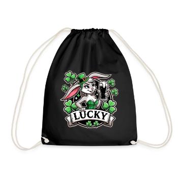 Saint-Patrick Bunny Bunny Bunny Happy - Sac de sport léger - noir - Devant