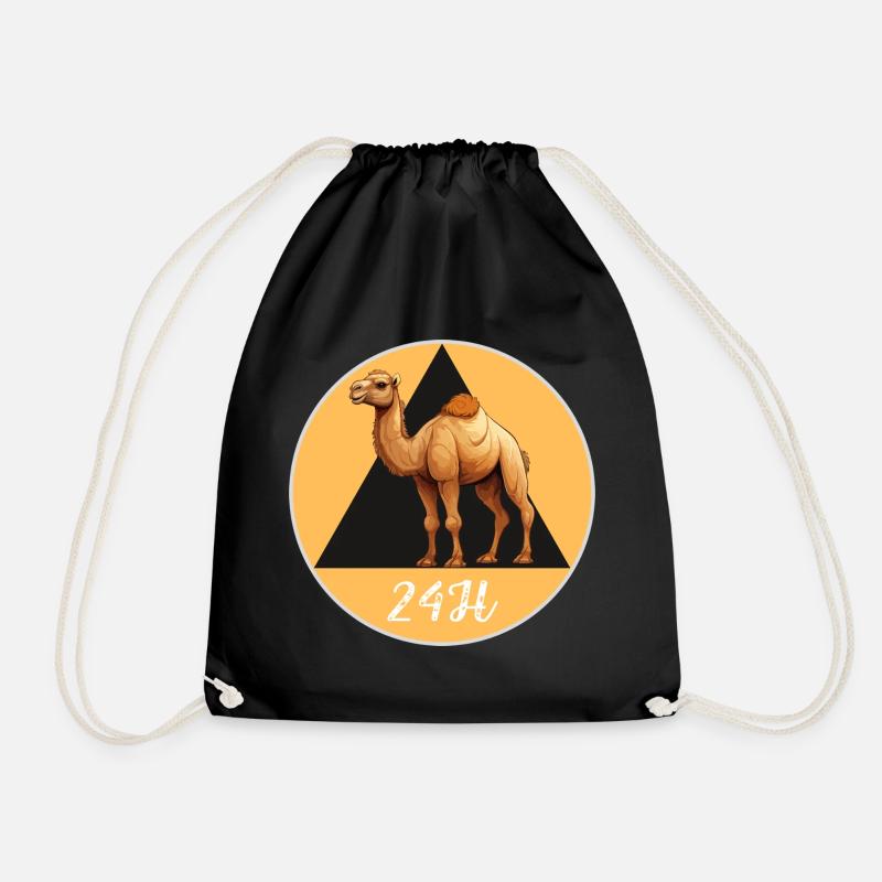 Camel 24h - Drawstring Bag - black
