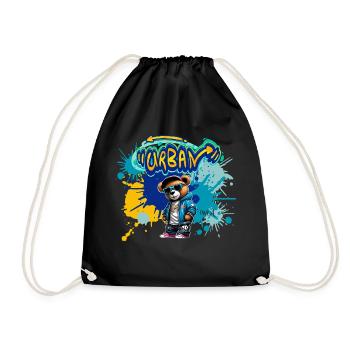 Nounours Urban - Sac de sport léger - noir - Devant