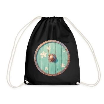 Bouclier Viking - Sac de sport léger - noir - Devant