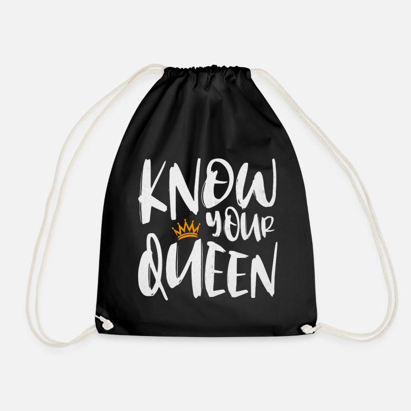 Know Your Queen - Turnbeutel - Schwarz