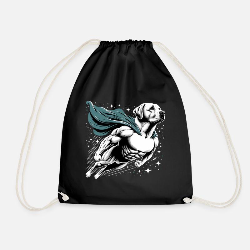 Super Hund Labrador Retriever Labi Labbi Geschenk - Turnbeutel - Schwarz