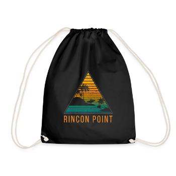 Rincon Point Brandung - Turnbeutel - Schwarz - Vorne