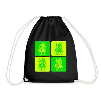 Knight of Justice - Drawstring Bag - black - Front