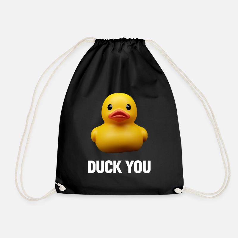 Duck ou - Turnbeutel - Schwarz