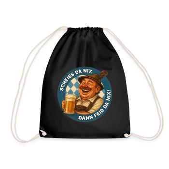 FUCK THERE NOTHING THEN FEIDE THERE NOTHING! - Drawstring Bag - black - Front