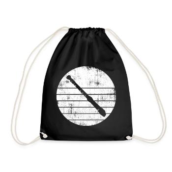Croquis de flûte - Sac de sport léger - noir - Devant