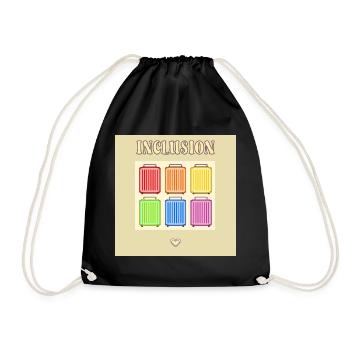 Inclusion Diversit Pride Fiert Valise - Sac de sport léger - noir - Devant