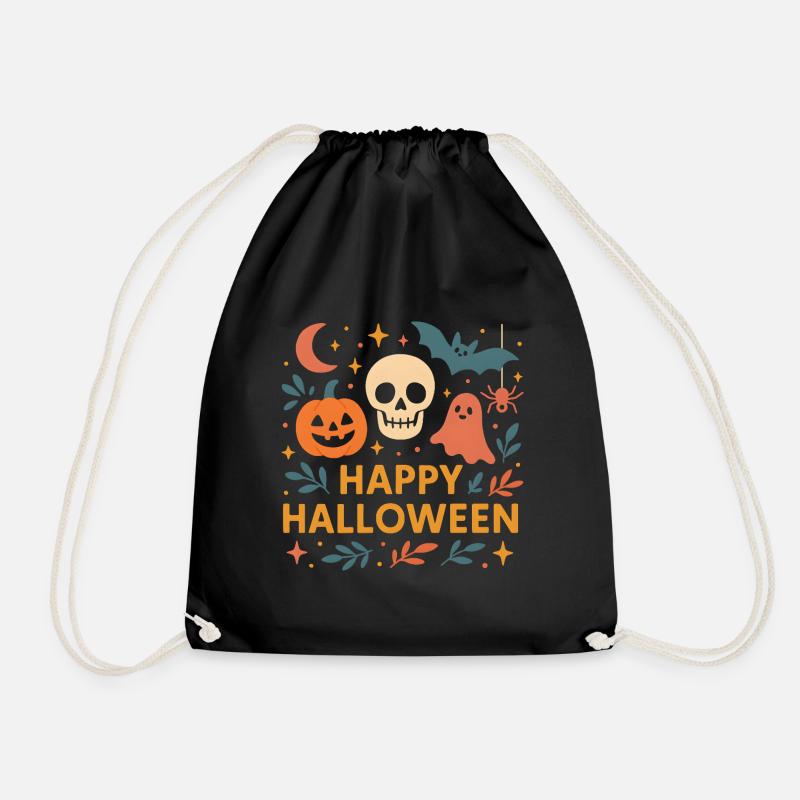 Classic Halloween - Drawstring Bag - black