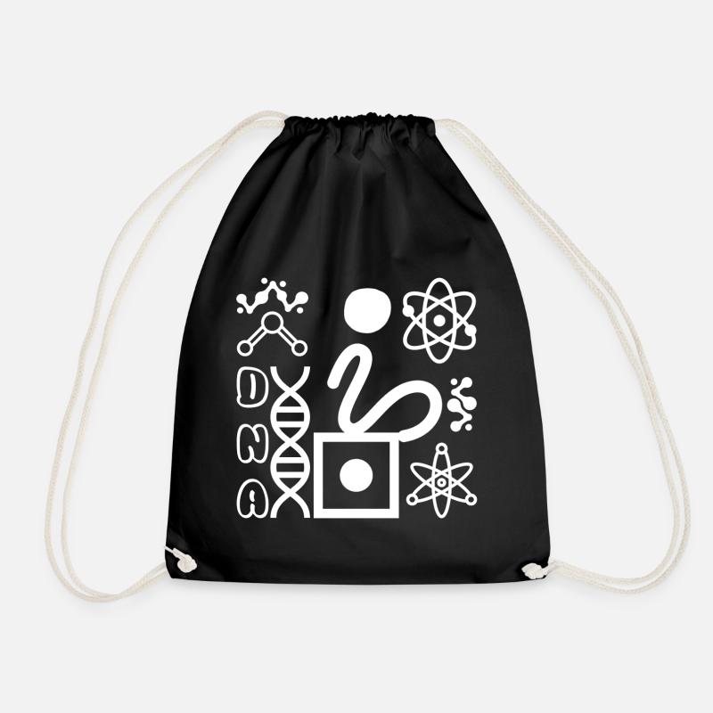 DNA - Drawstring Bag - black