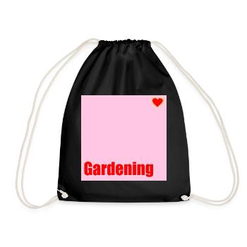 Gardening Love Garden - Drawstring Bag - black - Front