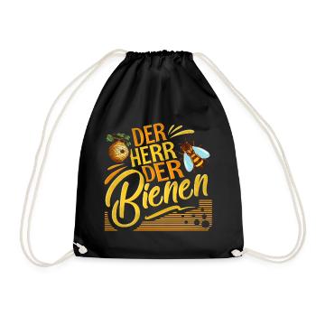 Imker - Turnbeutel - Schwarz - Vorne