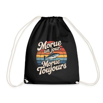 Once cod Cod - Drawstring Bag - black - Front