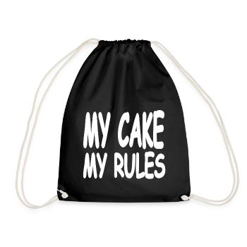 Gâteau - Sac de sport léger - noir - Devant