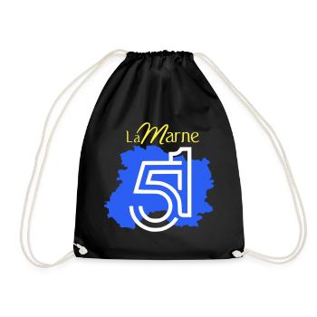 The Marne 51 - Drawstring Bag - black - Front