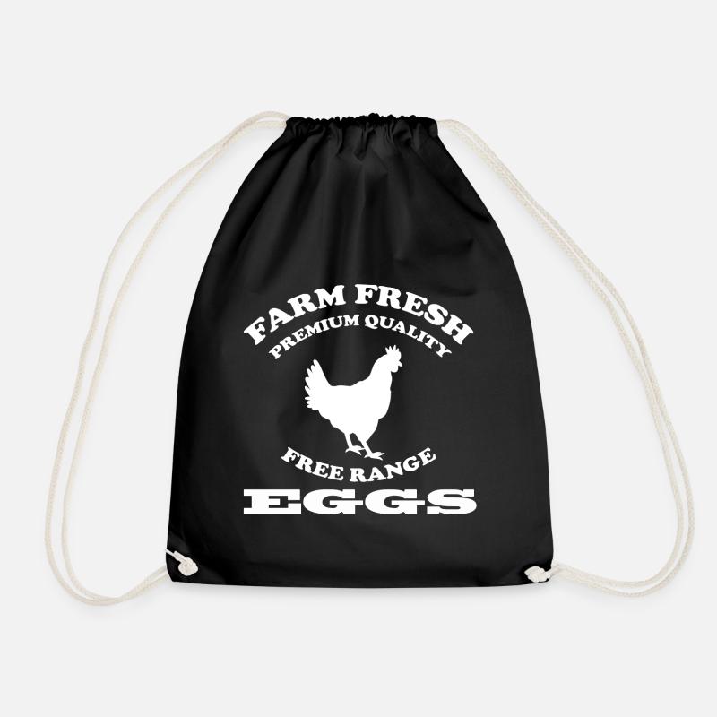 EGGS - Turnbeutel - Schwarz