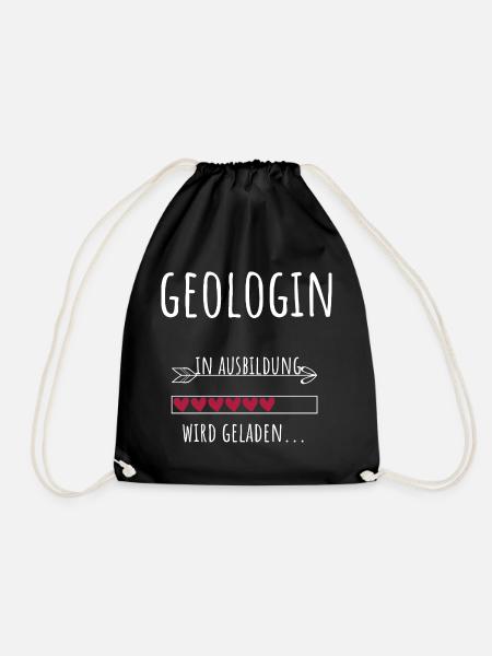 Géologue de formation étudiante en géosciences - Sac de sport léger - noir