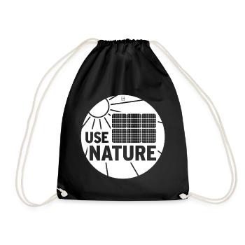 UTILISEZ LA NATURE - Sac de sport léger - noir - Devant