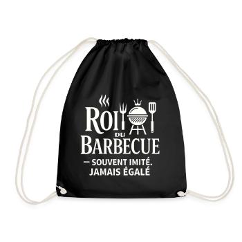 King of Barbecue Never Equaled - Drawstring Bag - black - Front