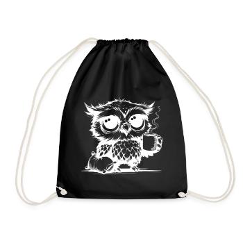 J’ai passé la nuit éveillée avec un oreiller - Sac de sport léger - noir - Devant