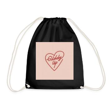 Cœur Éveillé - Sac de sport léger - noir - Devant