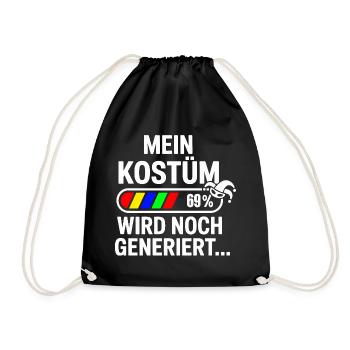Costume is still being generated Cologne Carnival Carnival - Drawstring Bag - black - Front