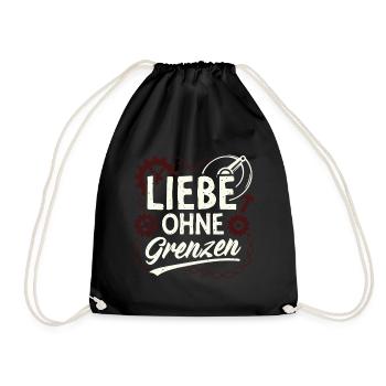 Liebe Ohne Grenzen Gear - Turnbeutel - Schwarz - Vorne