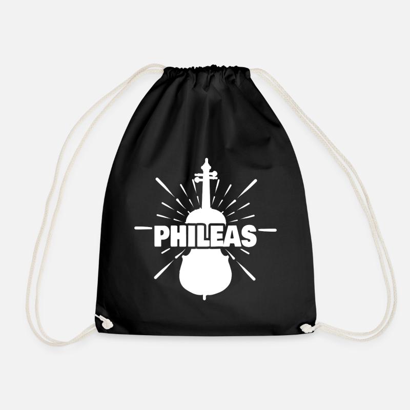 Geschenk für Phileas - Turnbeutel - Schwarz