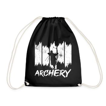 Archers - Drawstring Bag - black - Front
