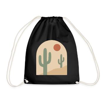 Desert Arch Serenity - Drawstring Bag - black - Front