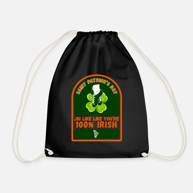 ST. PATRICK'S DAY - Turnbeutel - Schwarz