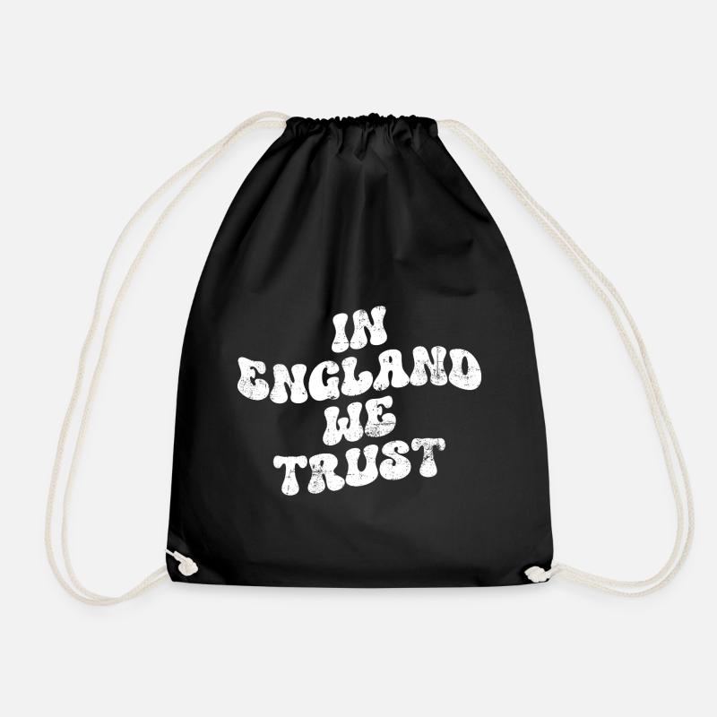 En Angleterre, nous faisons confiance - Sac de sport léger - noir