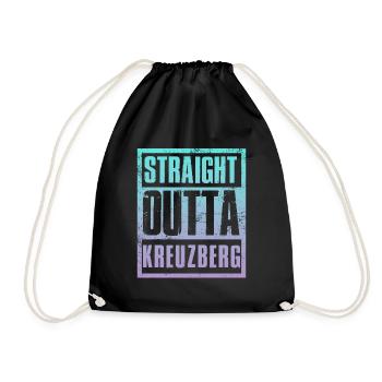 Tout droit sorti de Kreuzberg - Sac de sport léger - noir - Devant