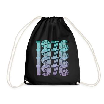 Millésime 1976 - Sac de sport léger - noir - Devant