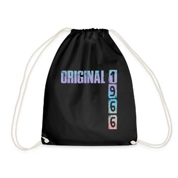 Vintage 1966 - Drawstring Bag - black - Front