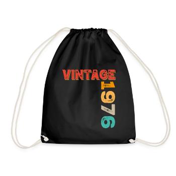 Millésime 1976 - Sac de sport léger - noir - Devant