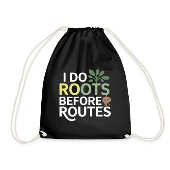 Certified Clinical Root Cause Specialist Gear  - Drawstring Bag - black - Front
