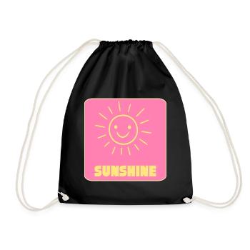 Soleil - Sac de sport léger - noir - Devant