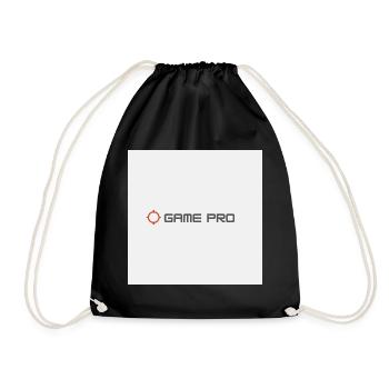 Game Pro Crosshair Logo - Turnbeutel - Schwarz - Vorne