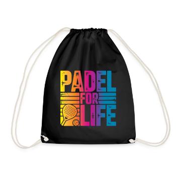 Padel à vie - Sac de sport léger - noir - Devant