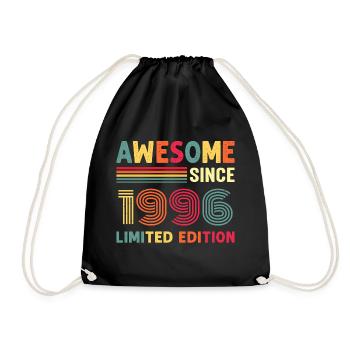 30e anniversaire du millésime 1996 - Sac de sport léger - noir - Devant