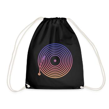 DJ Vinyl Music - Sac de sport léger - noir - Devant
