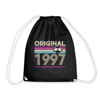 Original 1997 Limited Edition Retro - Turnbeutel - Schwarz - Vorne