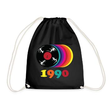 Millésime 1990 - Sac de sport léger - noir - Devant