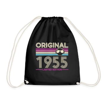 Originales Limited Edition Logo von 1955 - Turnbeutel - Schwarz - Vorne